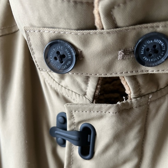 Roark Axeman Sherpa Fleece Lined Zip Jacket Tan (XL/Khaki) - RJ261 - Picture 4 of 8